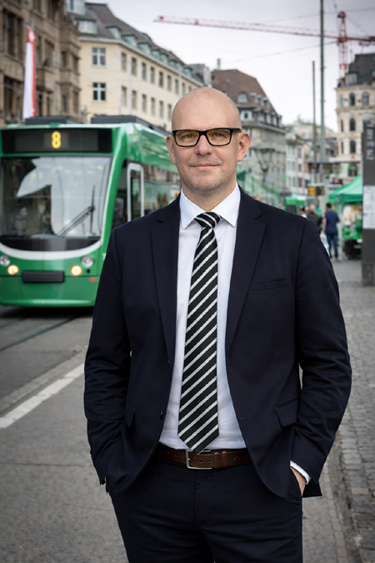 HCLTech Switzerland HCL Schweiz , IT-Manager Boris Milo in Basel , unterwegs für HCL Technologies HCLTech Switzeland